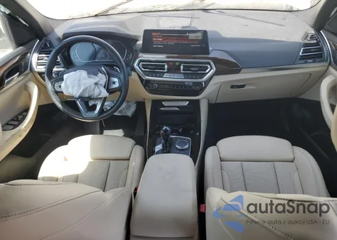 2022 BMW X3 Sdrive30I z USA, uszkodzony, nr VIN 5UX43DP01N9K68904